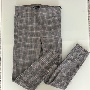 Plaid Checkered Pants Zara